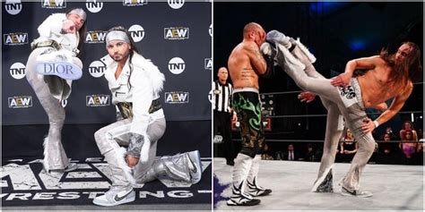 Young Bucks wore ,000 Dior x Air Jordans in the ring last night.